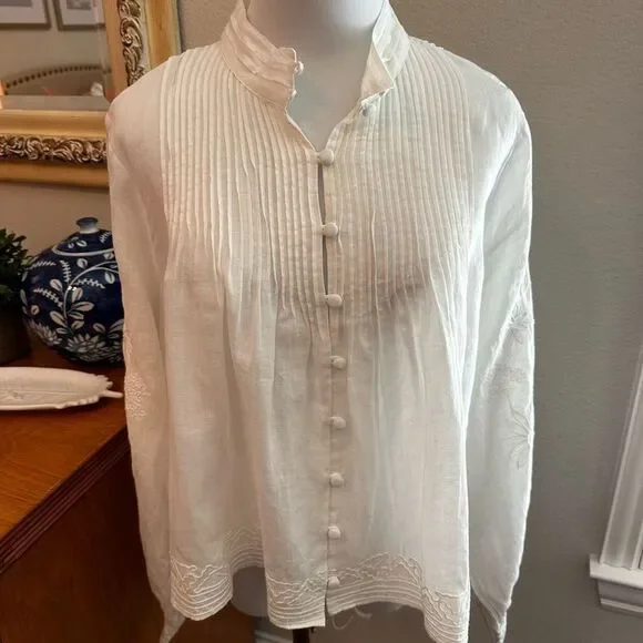 NWT Veronica Beard Amandine Blouse - Size 8 - Picture 5 of 13